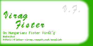 virag fister business card